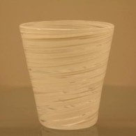 Verre Madras conique blanc
