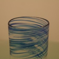 Madras cylindrique bleu