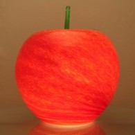 Lampe pomme rouge