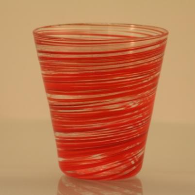 Verre Madras conique rouge