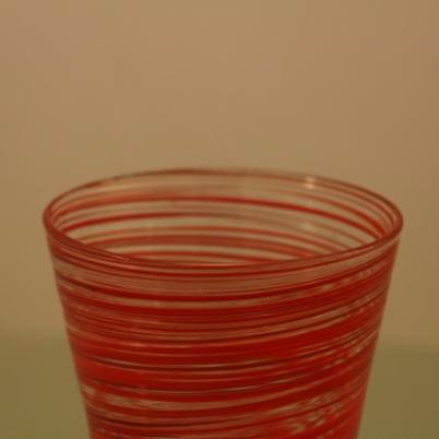 Verre Madras conique rouge